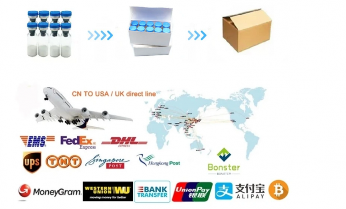 筋肉成長のThymosinベータ4 99% TB 500 5mg/vial CAS:77591-33-4 2