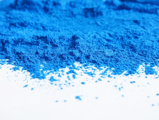 写真の青い雲母の顔料、化粧品の粉