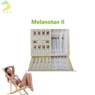 quality 99.9%皮の日焼けのために白い純度のペプチッド10mg/Vial Melanotan II Mt2 factory